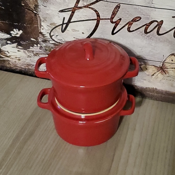 EUC Sandra 2 Mini Casseroles by Sandra Lee Oven, Microwave, dishwasher safe(K48) - Picture 2 of 9